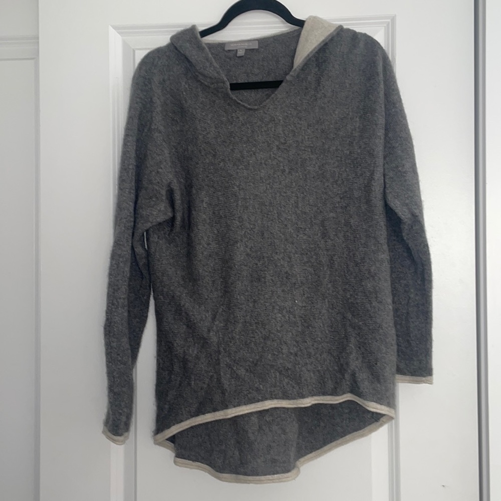Neiman Marcus Cashmere Sweater with hood